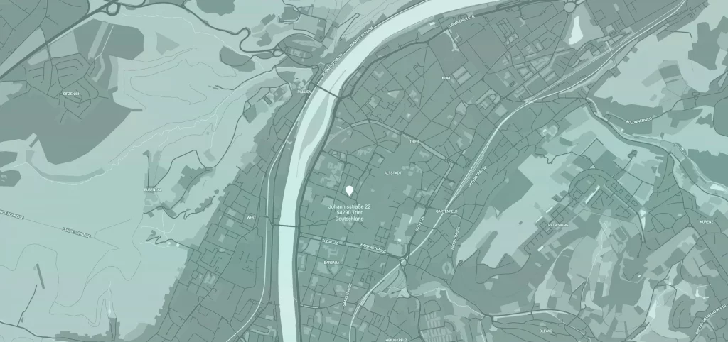 Die Karte mit dem Standort von Herres Immobilien.